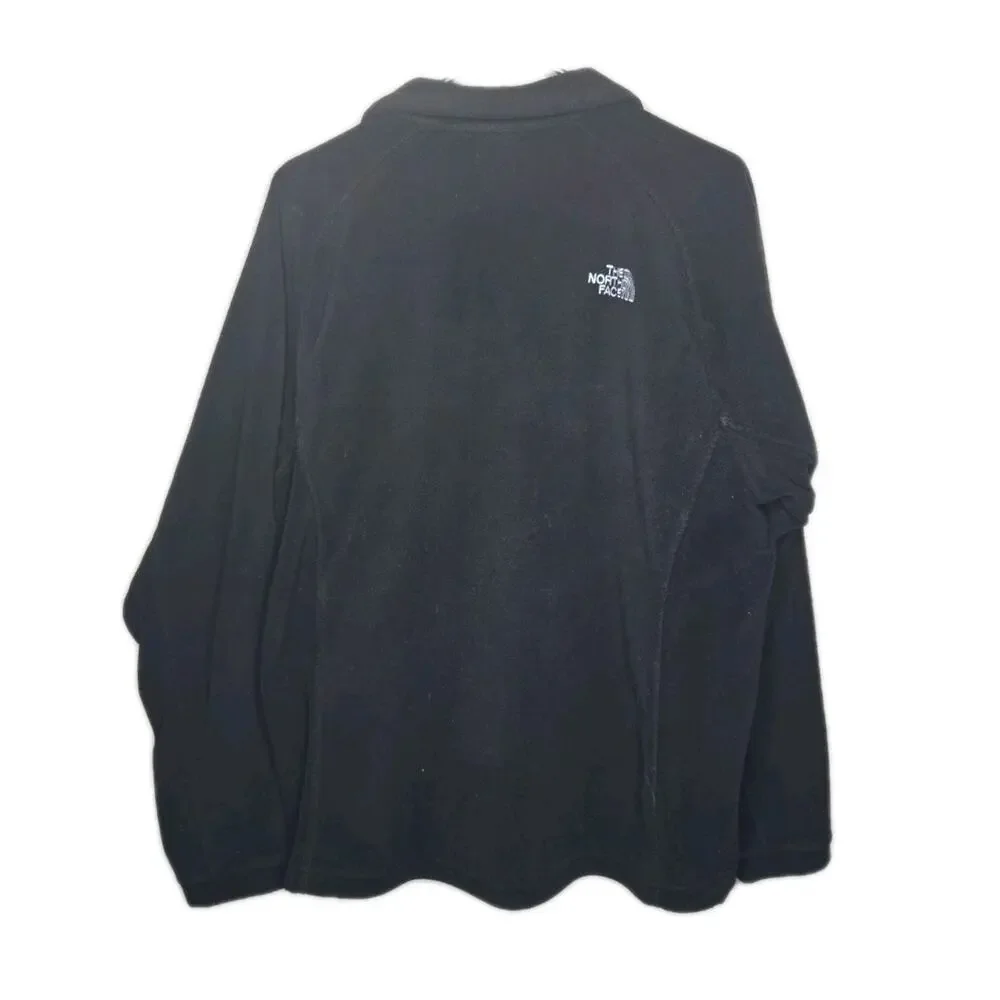 The North Face Full Zip Fleeced Jacked Hand Pockets Men’s Black Size Large